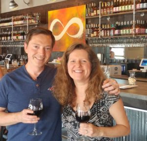 scott-laurie-winery-2017 Scott and Laurie exploring a new winery in the La Crosse area