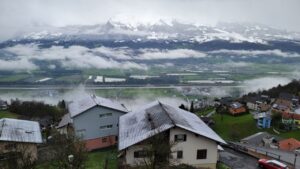 View from our hotel room in Triesenberg, Liectenstein