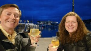 20240506_211348 Enjoying a glass of “Le Verre de Cassis” in Cassis, France