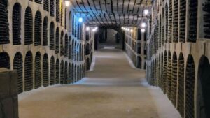 20241015_113850 Underground wine storage at Mileștii Mici Winery in Moldova. (1.5 million bottles, world record!)