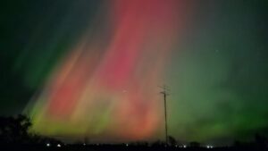 Northern Lights, from our house on Nov 11, 2025.