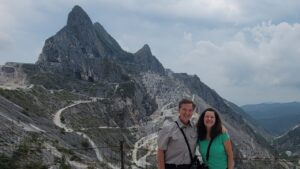 Marble Quarry, where marble for David statue came from, near Carrara, Italy