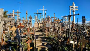 Hill of Crosses near Šiauliai, Lithuania