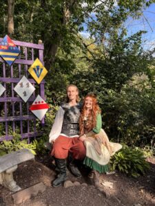 Macy and Ryan, at the Renaissance Faire in Bristol, WI
