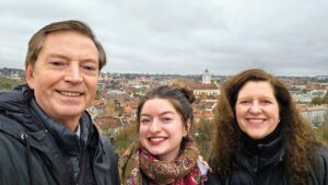 On Gediminas' Hill, overlooking Vilnius, Lithuania